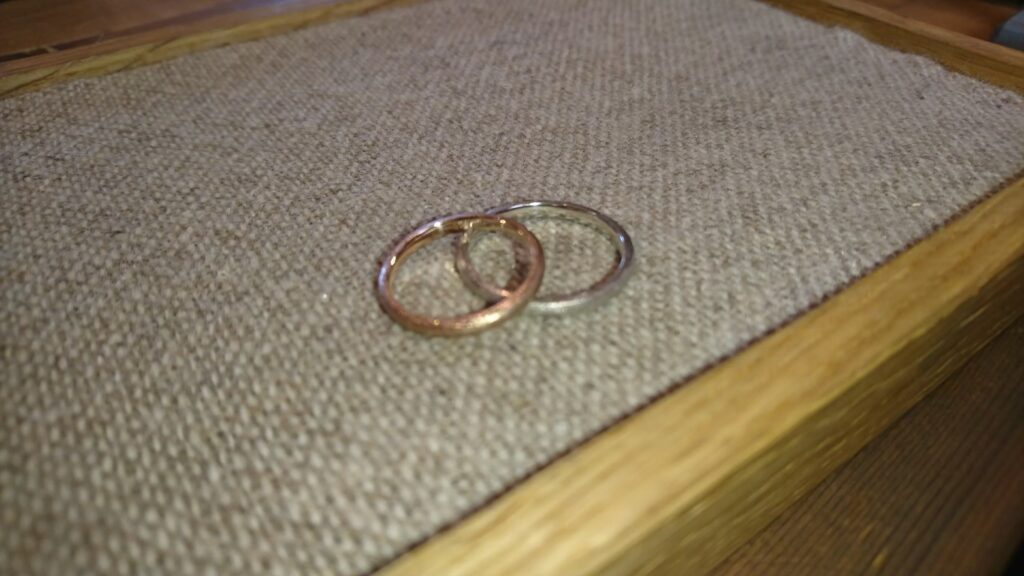 鎌倉彫金工房結婚指輪